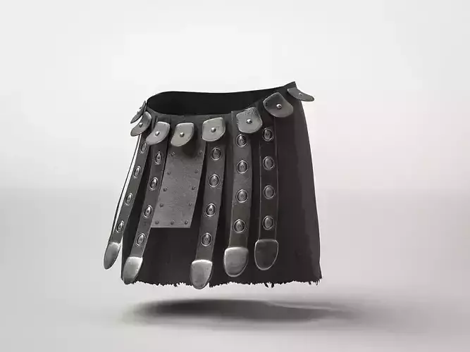 Roman Militar Gladiator Armor War Skirt  Low-poly 3D model