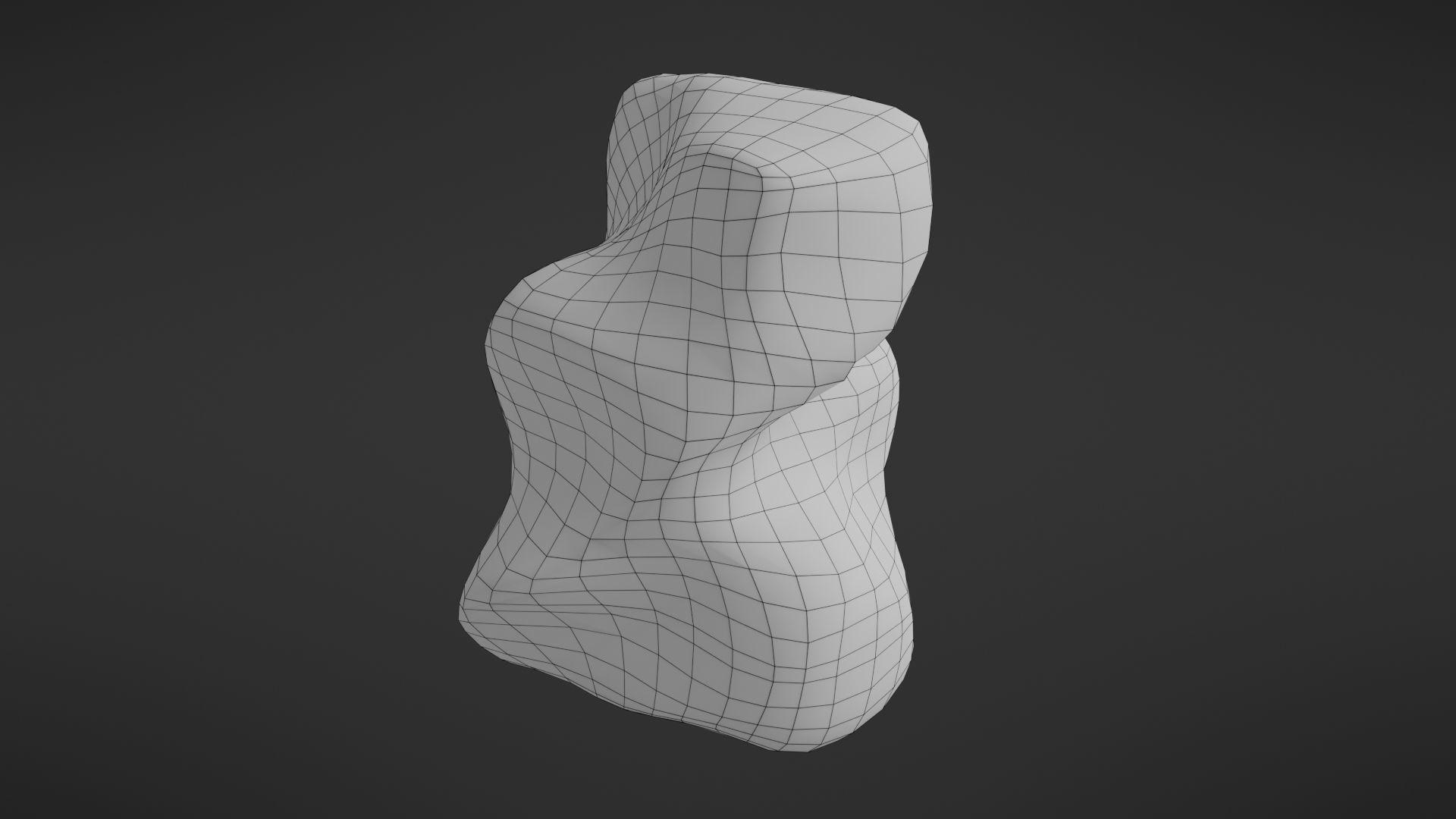 Iceberg rock Low-poly 3D model_25