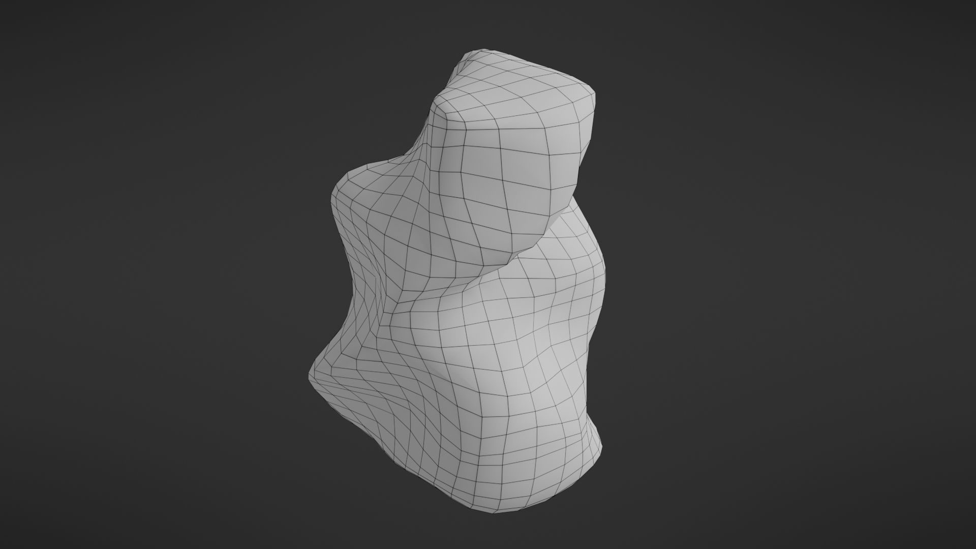 Iceberg rock Low-poly 3D model_35