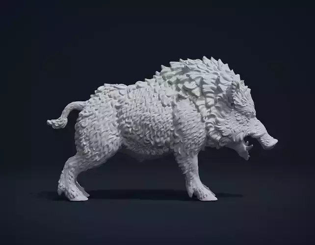 Wild Boar 3D print model
