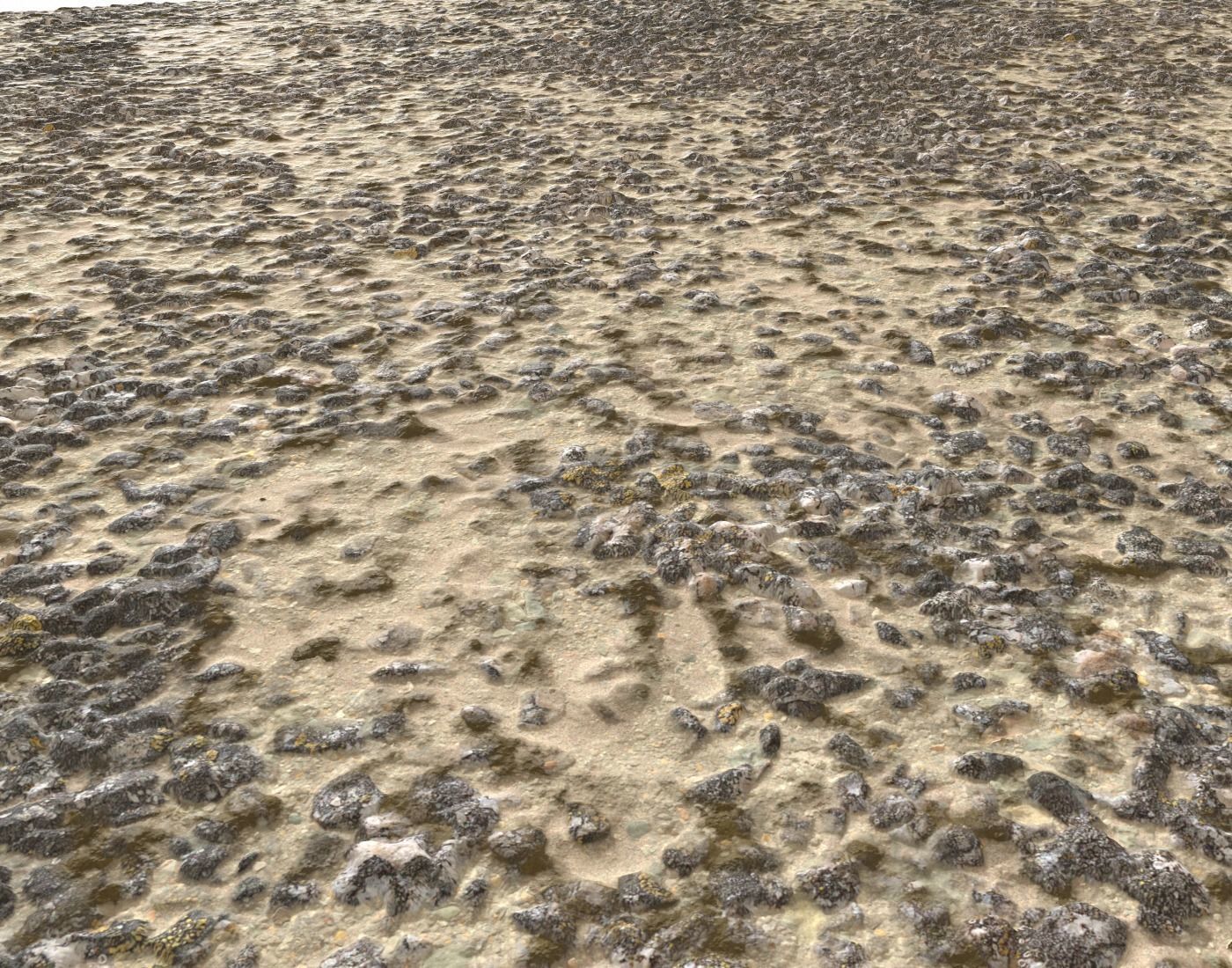 Sand and Gravel Seamless Pack PBR Texture_8