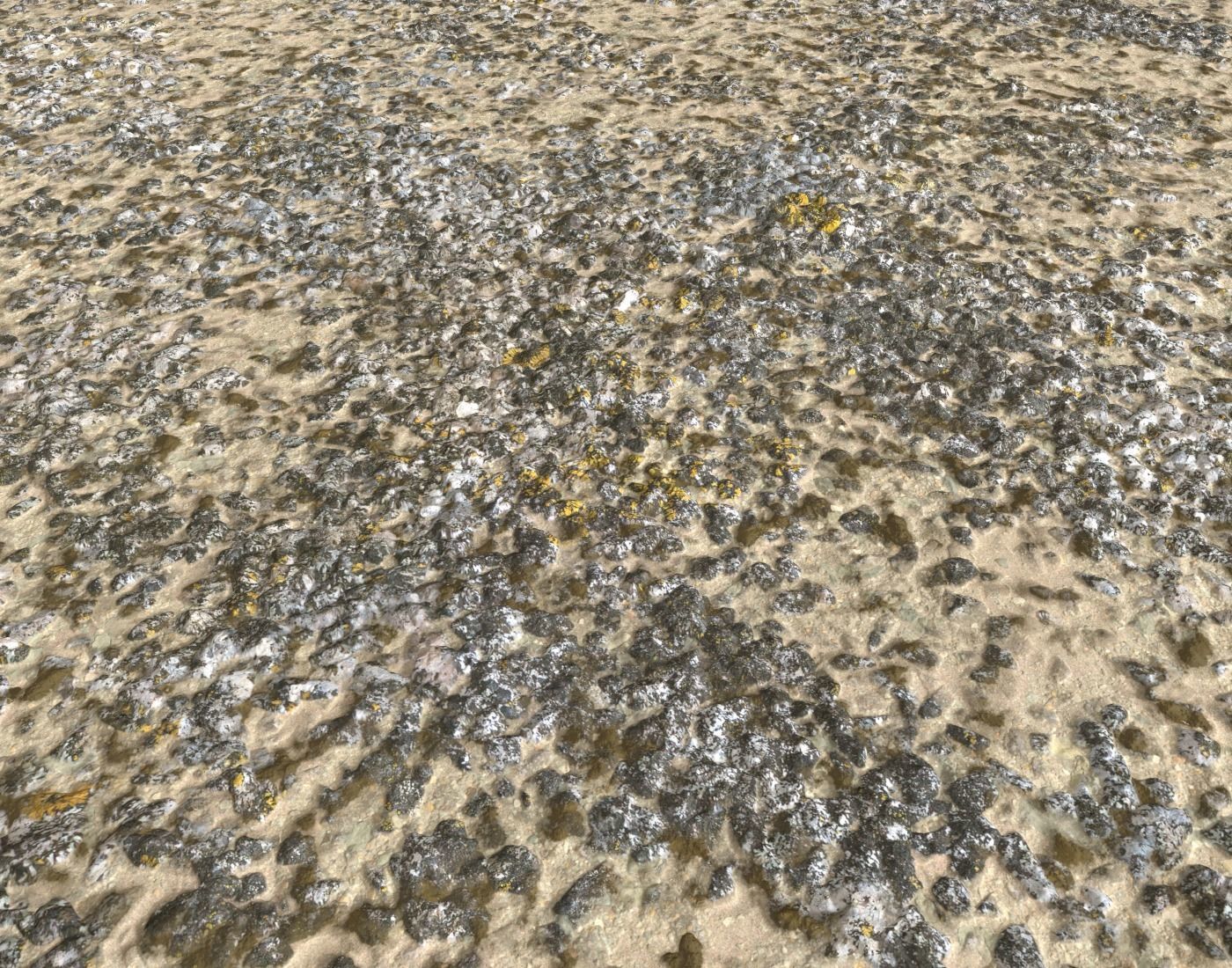 Sand and Gravel Seamless Pack PBR Texture_7