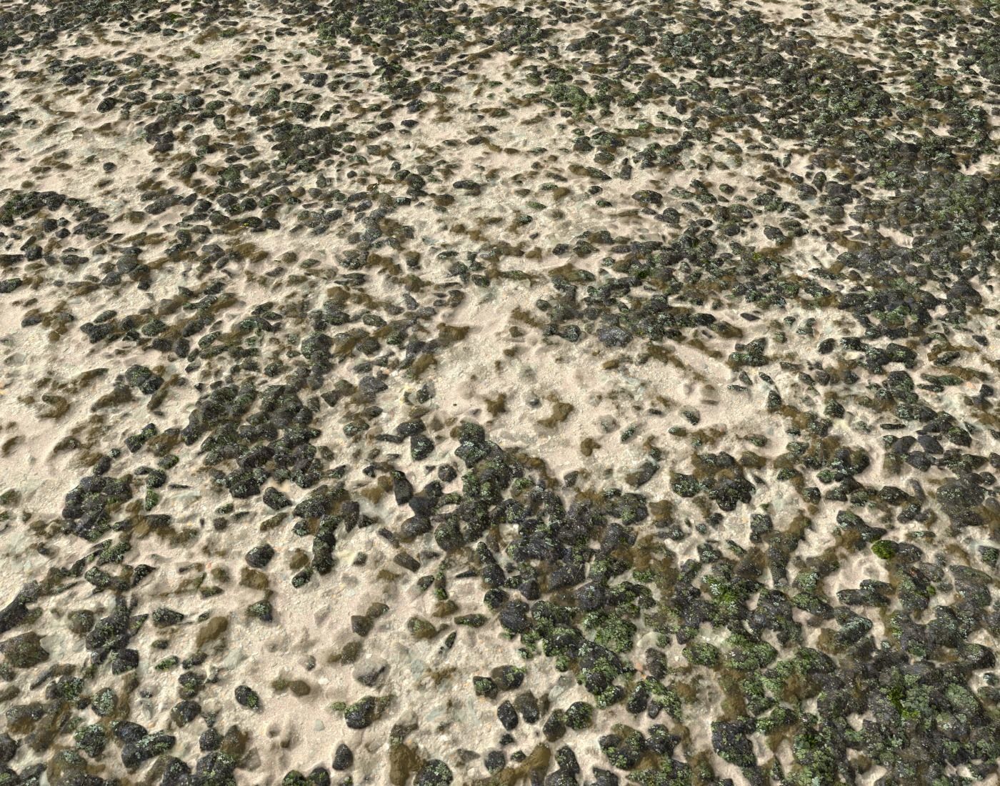 Sand and Gravel Seamless Pack PBR Texture_12