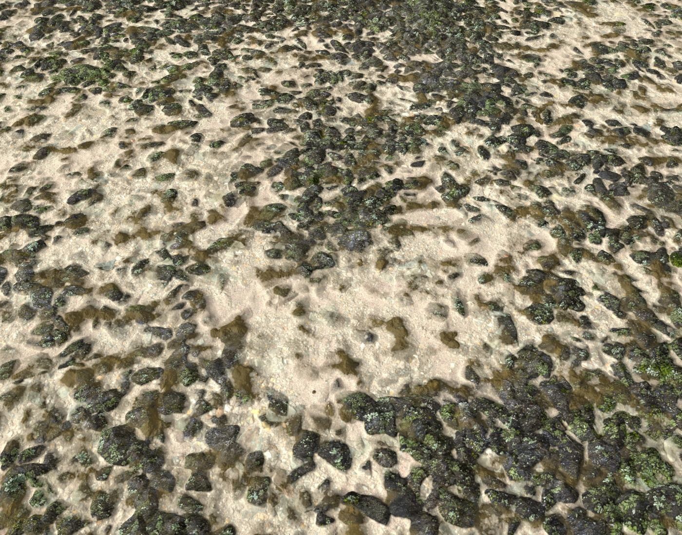 Sand and Gravel Seamless Pack PBR Texture_15