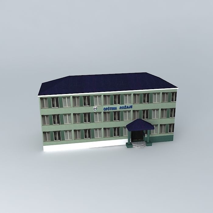 Rozaje Municipality building 3D model_1