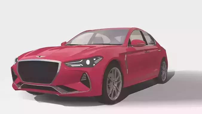 Genesis G70 2018 - UNITY3D  3D model