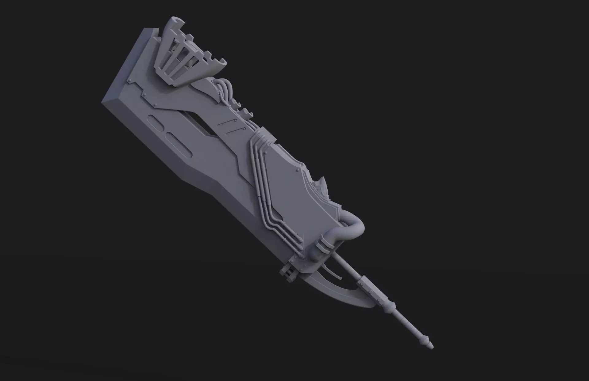 Wyvern Ignition Impact - Monster Hunter World Greatsword 3D print model