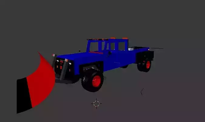 1993 Dodge Ram W350 Crew Cab Long Bed Free 3D model