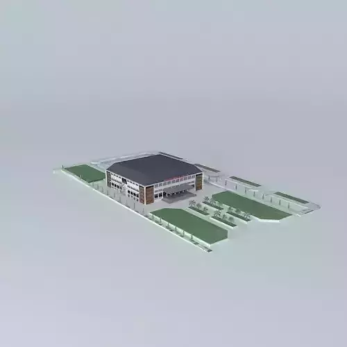 Sports Hall of Topolica 3D model