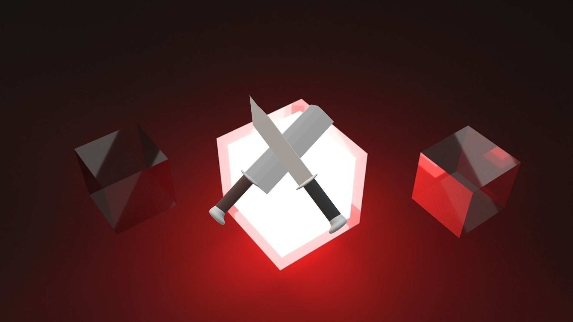 sword-set two swords 3D model_3