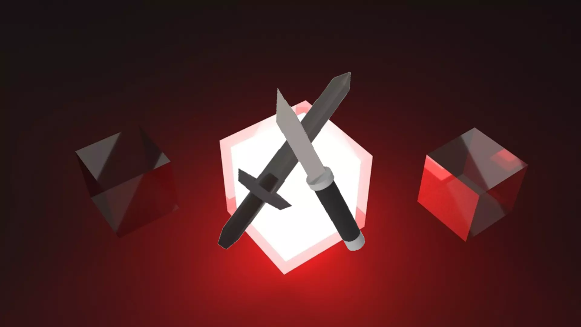 sword-set two swords 3D model_0