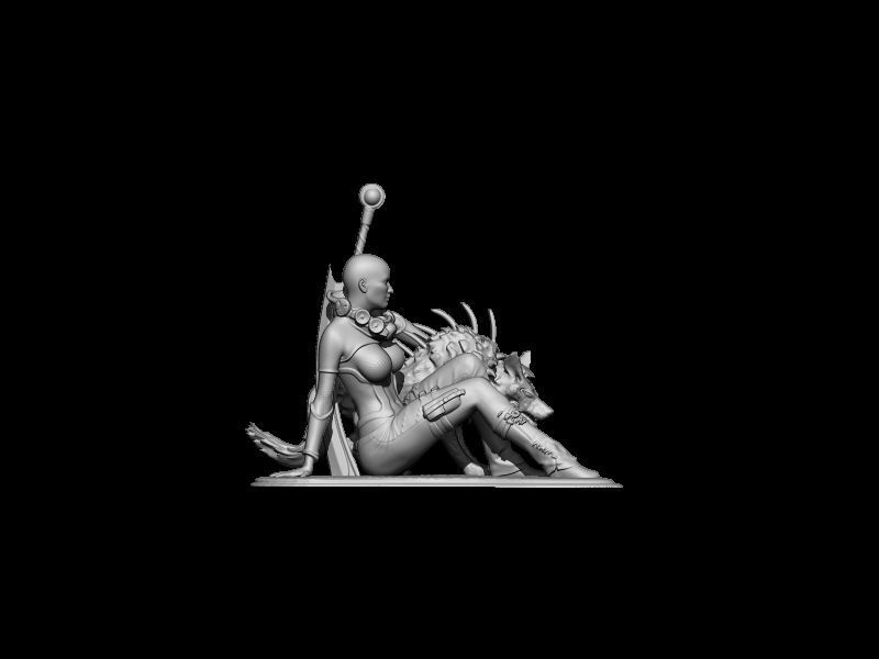 rest after the battle 3D print model_1