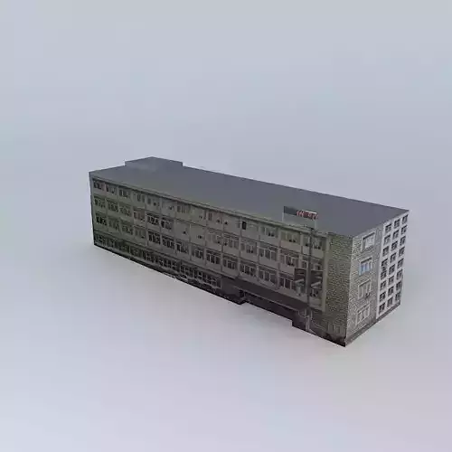 Municipality of Novi Pazar building 3D model