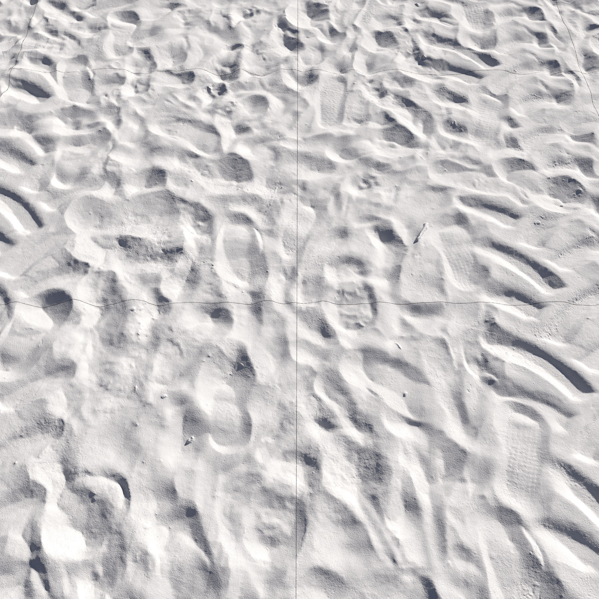 Beach sand Scan 3D model_2