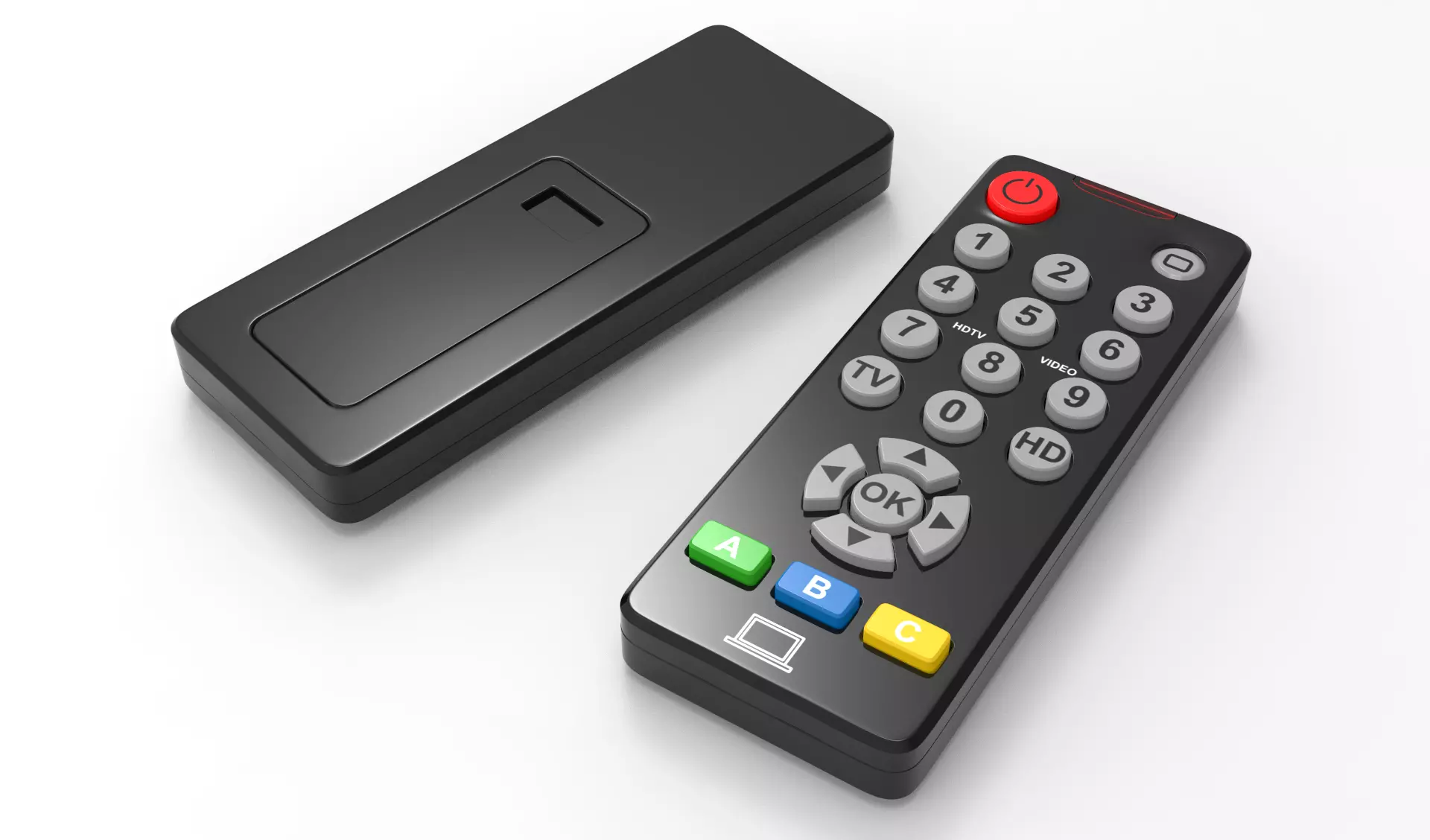 Remote Control TV cartoon 3D model