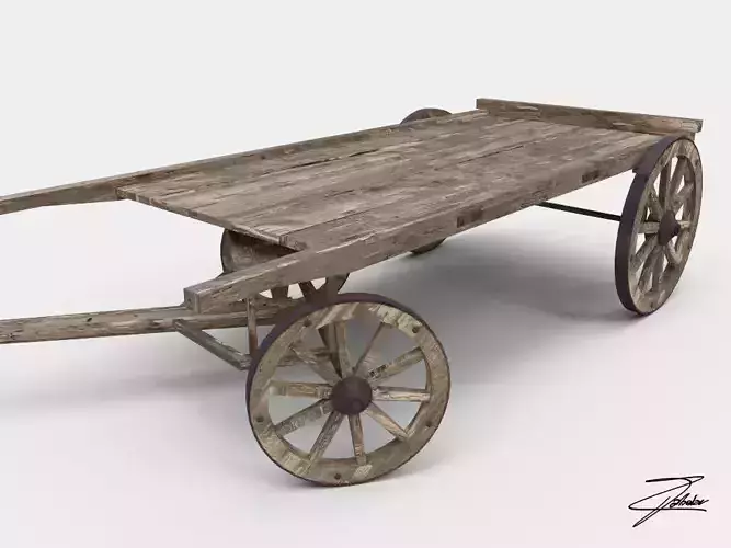Wooden cart 2
