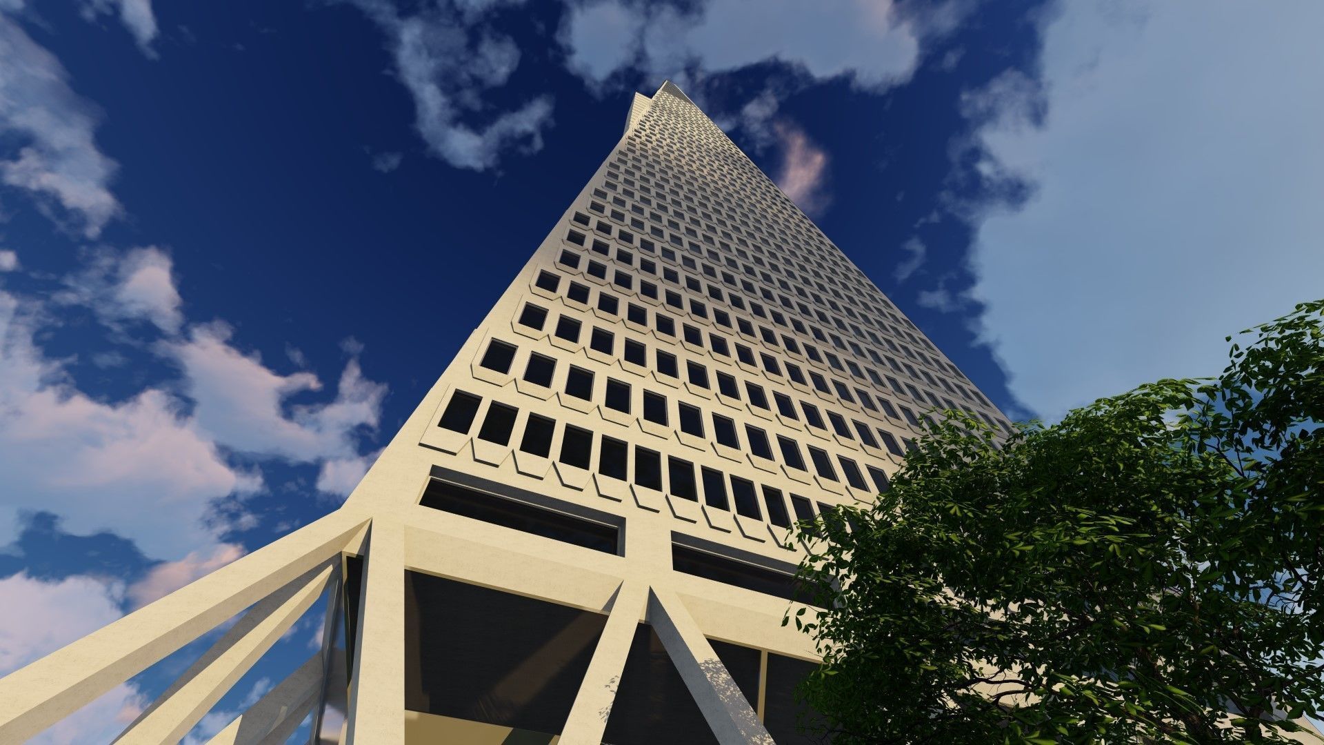 The Transamerica Building 3D model_3