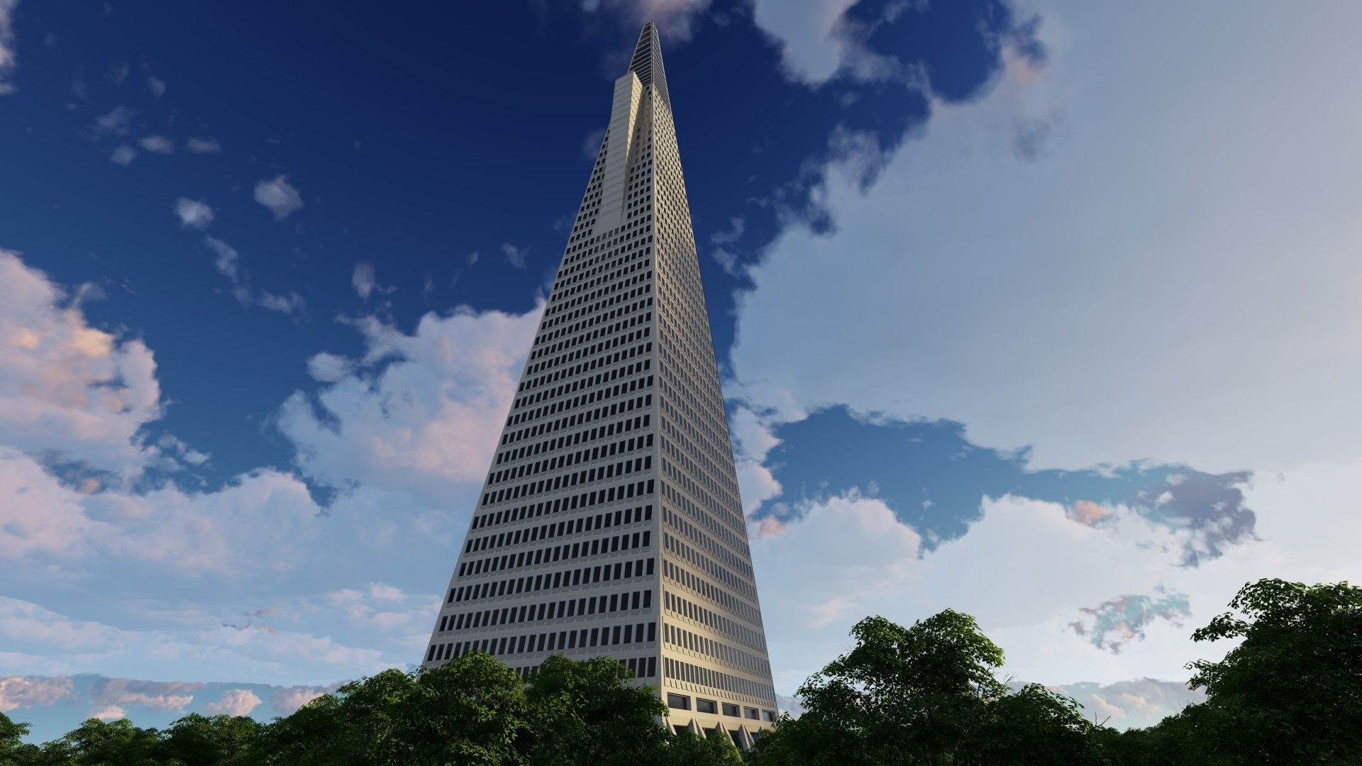 The Transamerica Building 3D model_2
