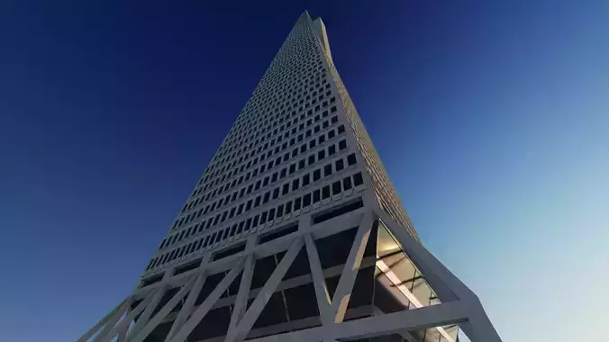 The Transamerica Building 3D model