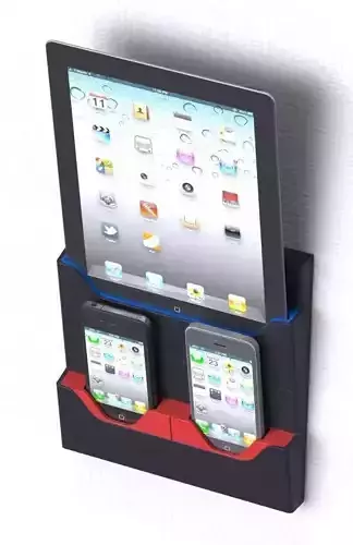 Rack for iPhones and iPads Free 3D print model