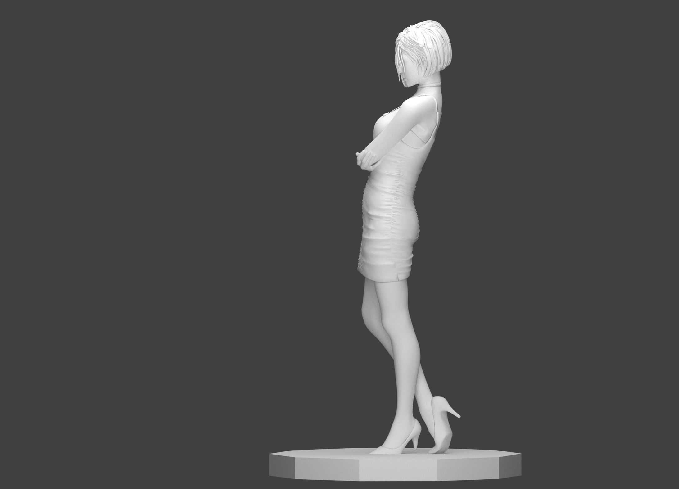Ada Wong From Resident Evil 2 Remake 3D print model 3D print model_1