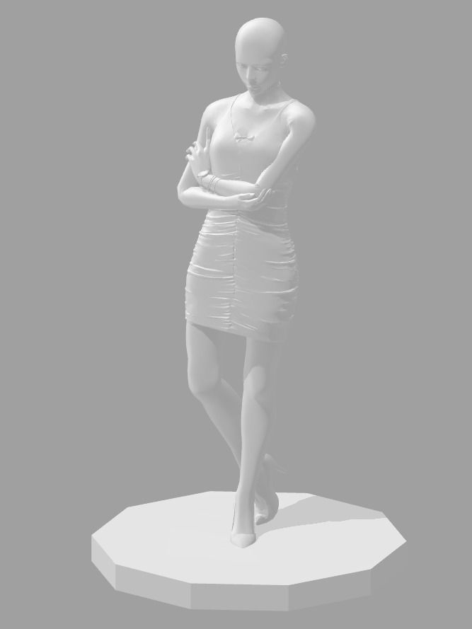Ada Wong From Resident Evil 2 Remake 3D print model 3D print model_2