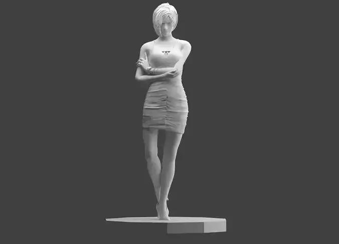 Ada Wong From Resident Evil 2 Remake 3D print model 3D print model