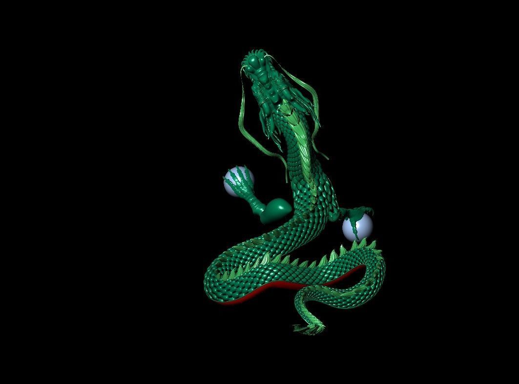 Dragon gold Free 3D print model_2