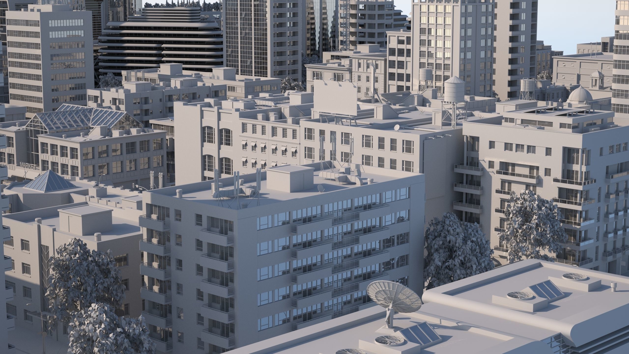 Silver City 3D model_4