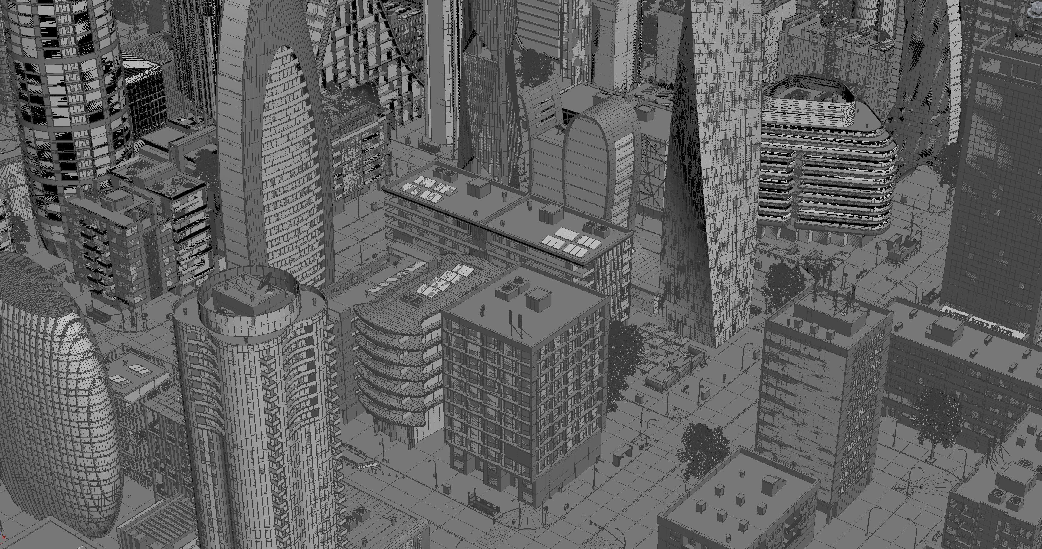 Silver City 3D model_40