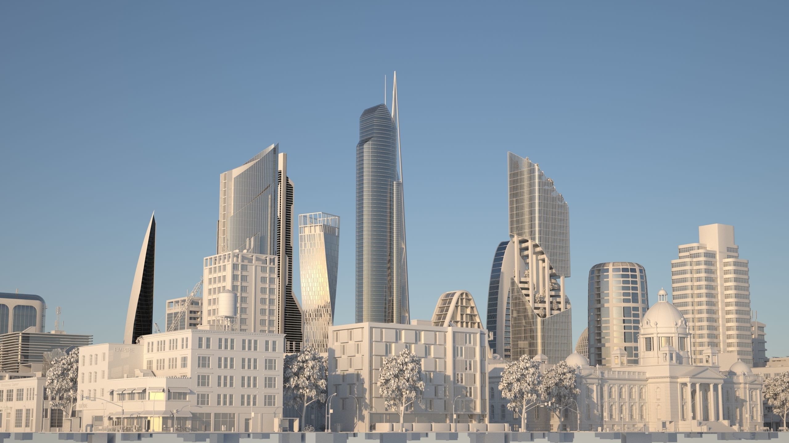 Silver City 3D model_35