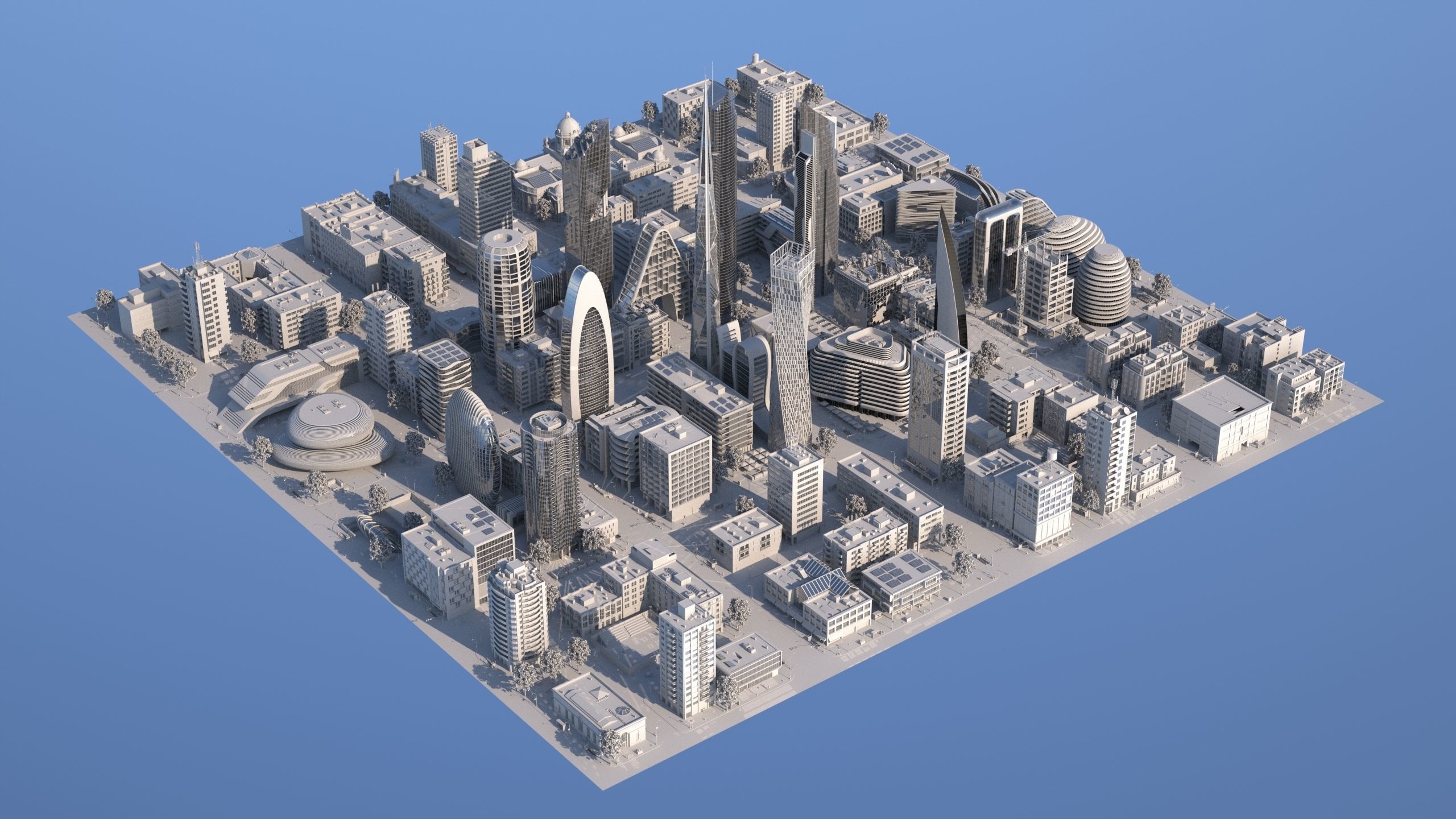 Silver City 3D model_17