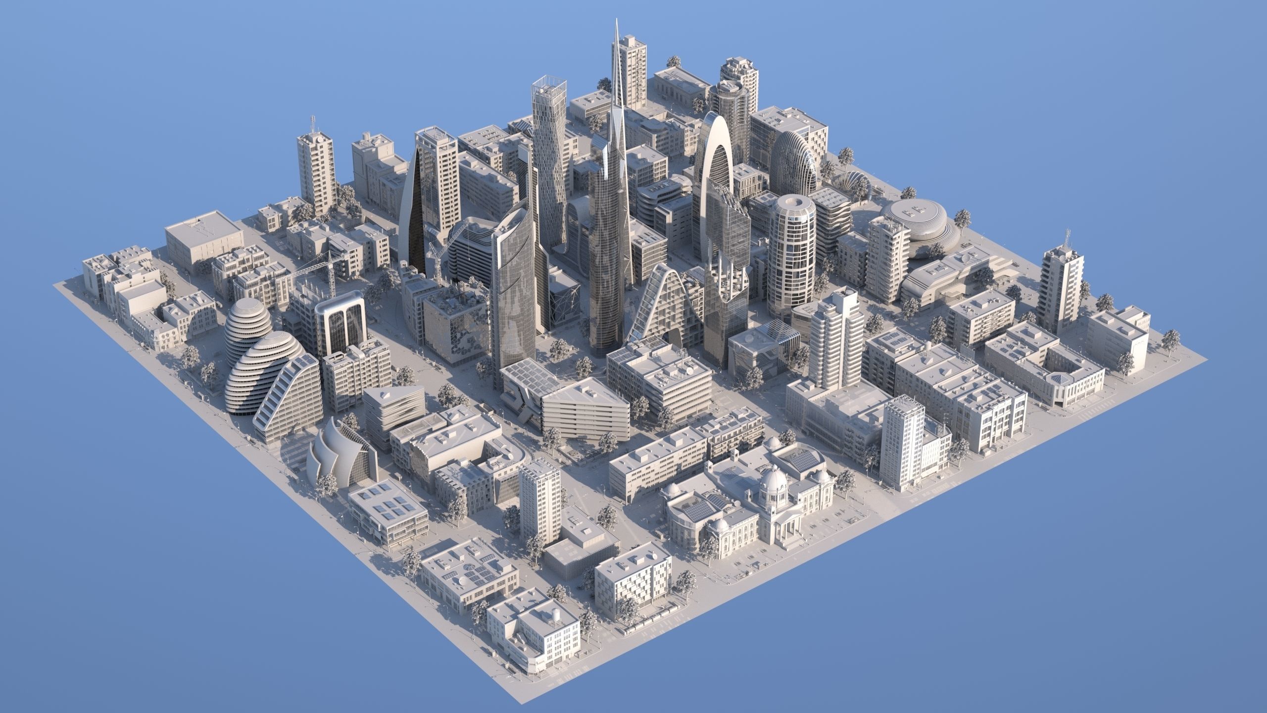 Silver City 3D model_16