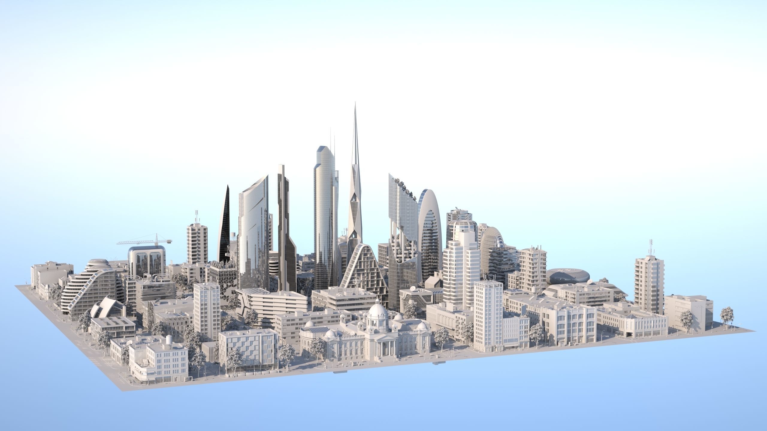 Silver City 3D model_13