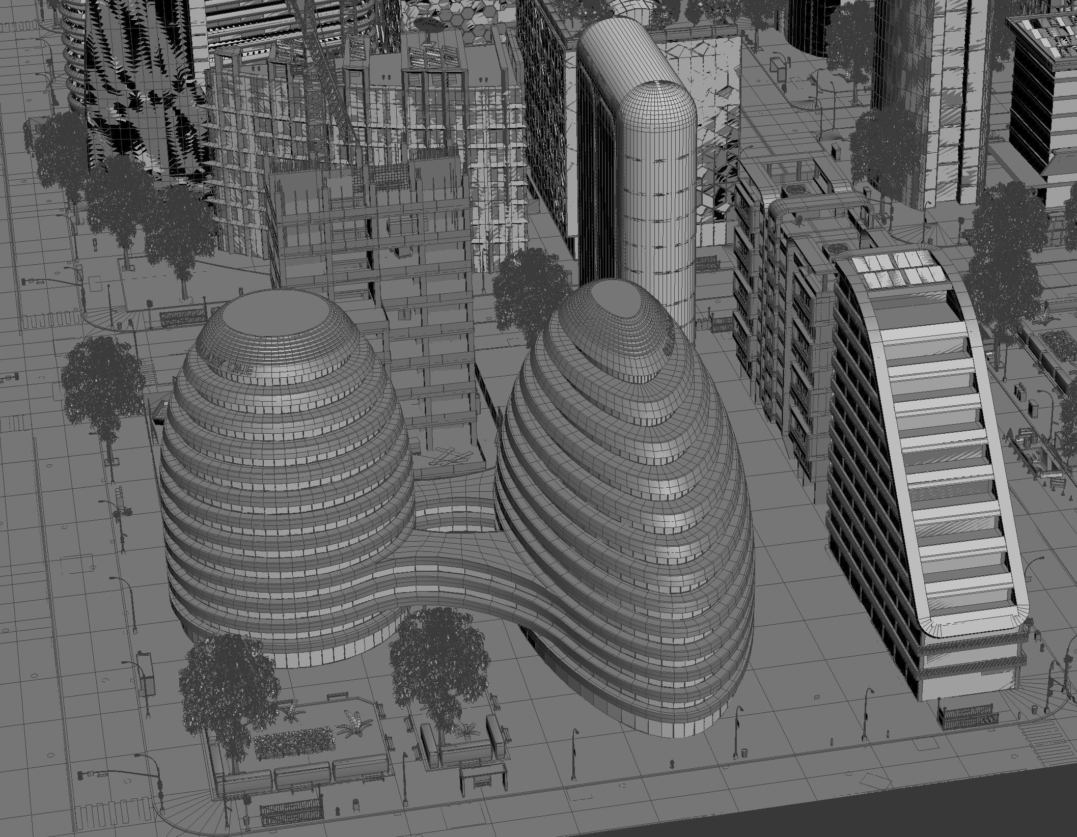 Silver City 3D model_38