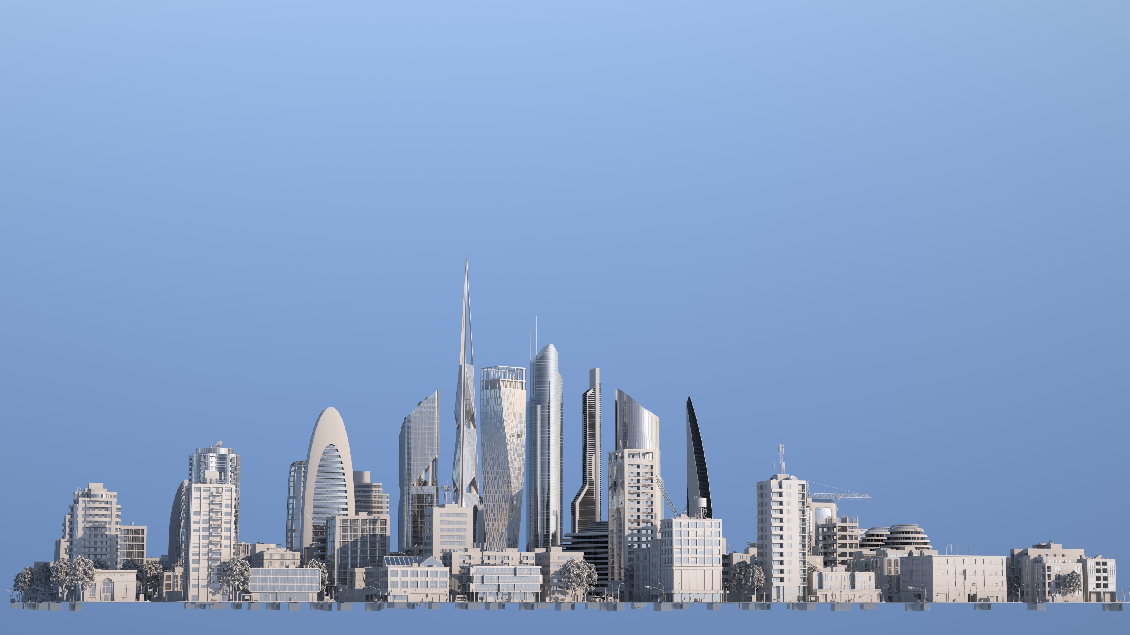 Silver City 3D model_18