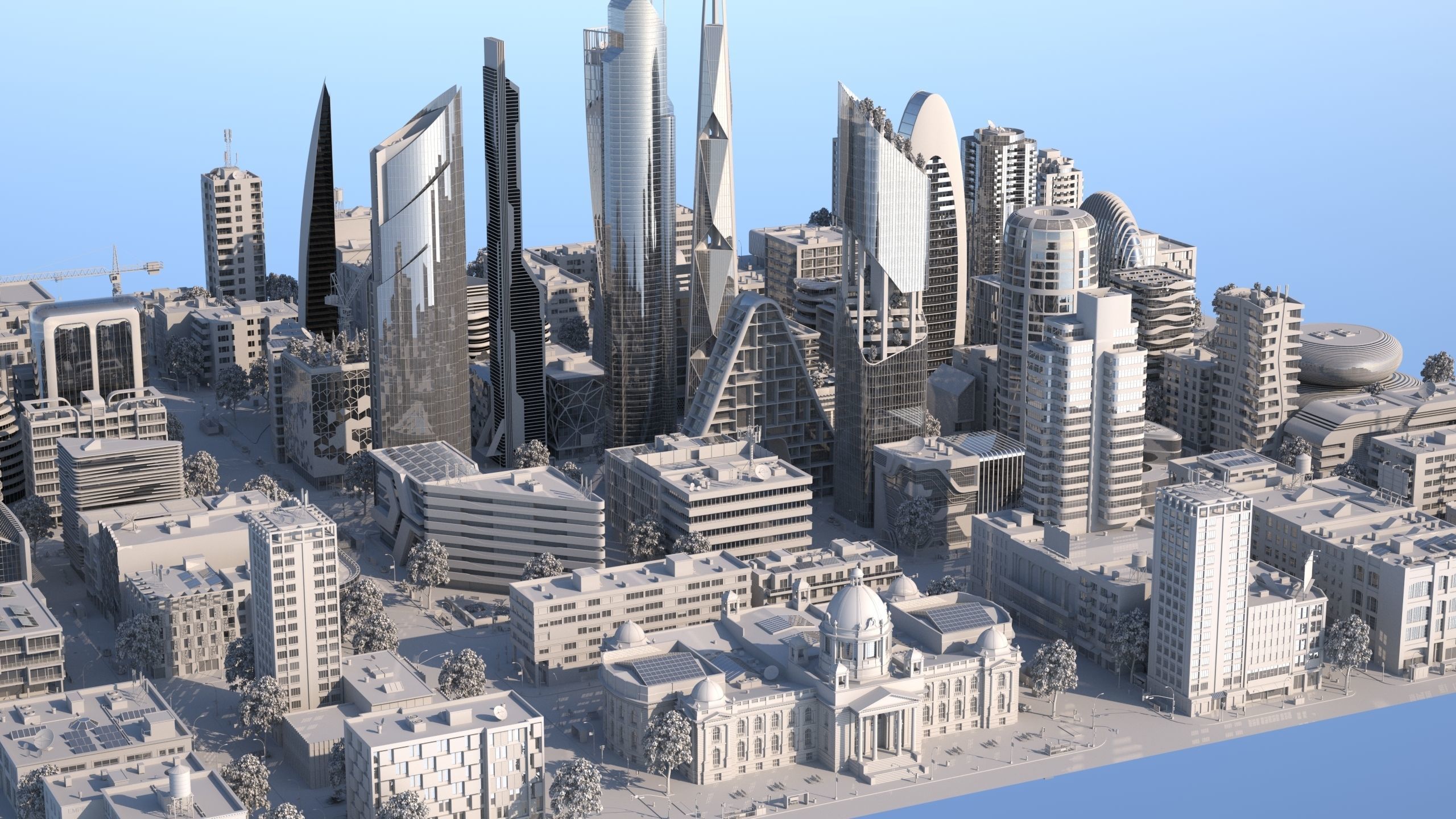 Silver City 3D model_24