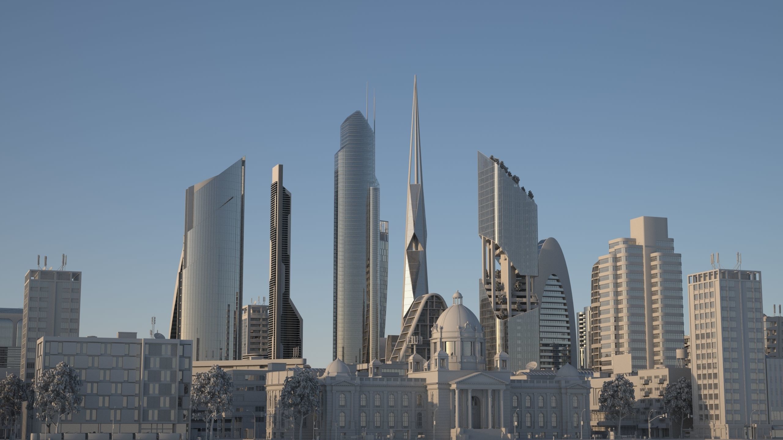 Silver City 3D model_33