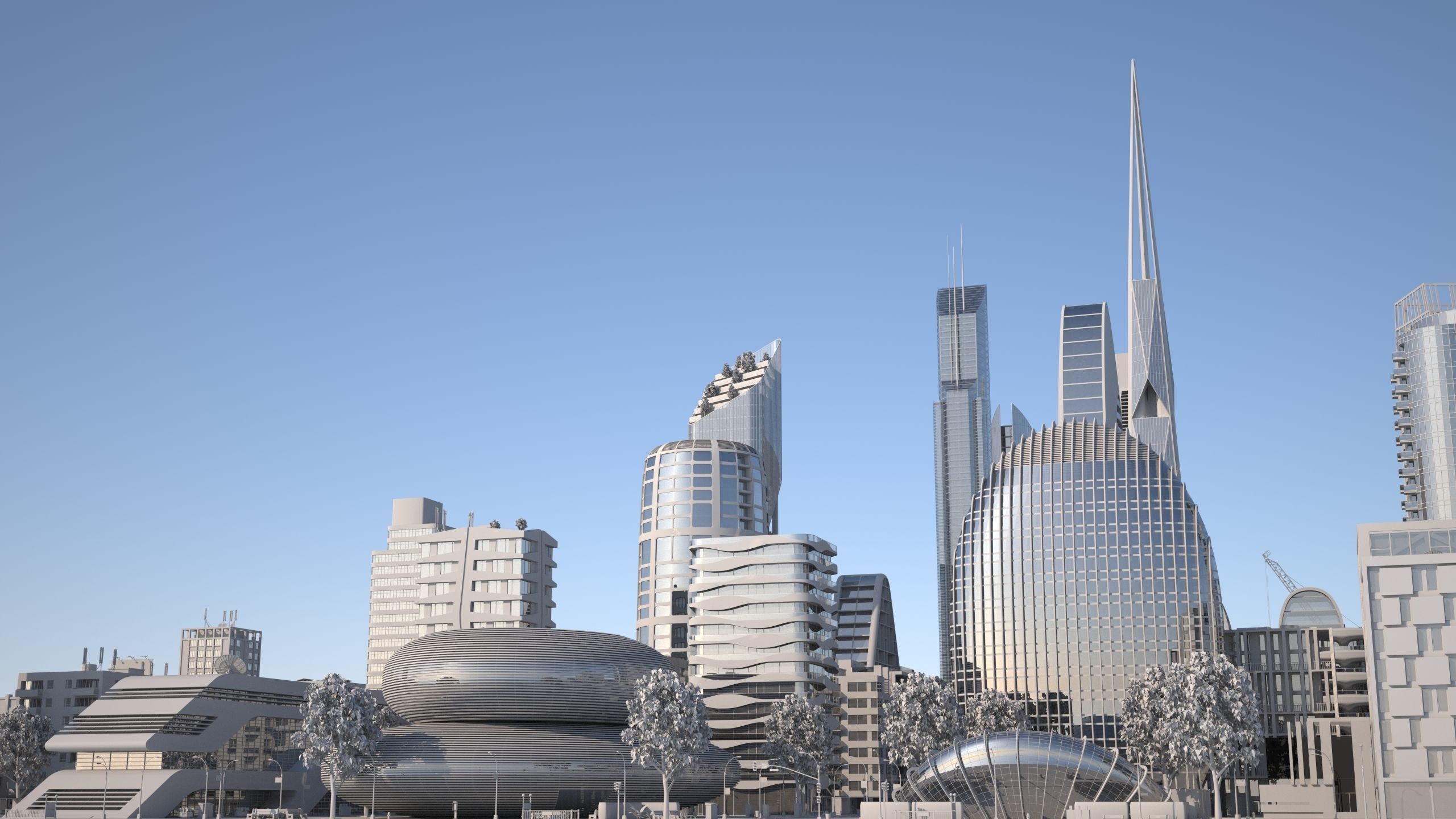 Silver City 3D model_23