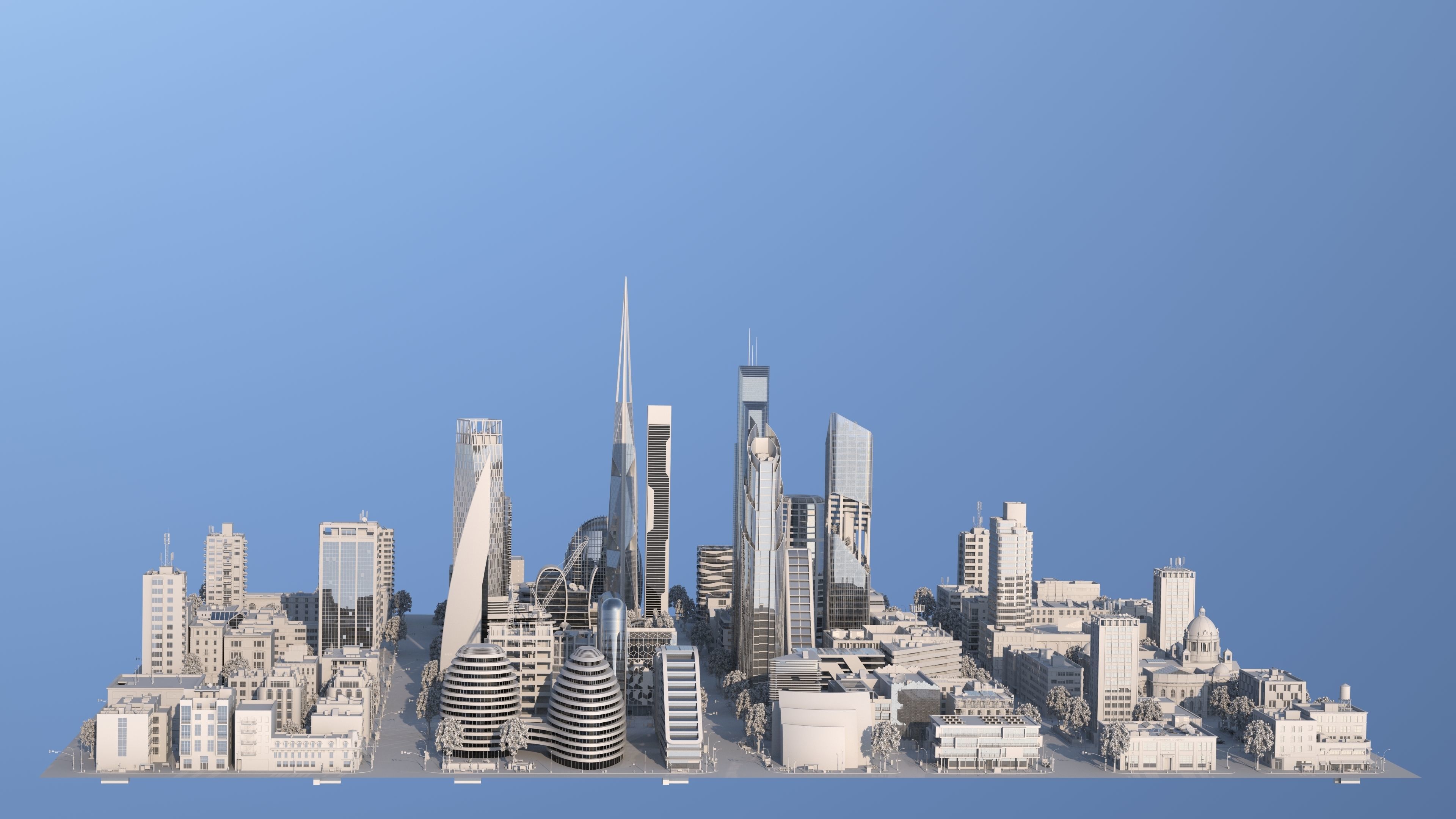 Silver City 3D model_21