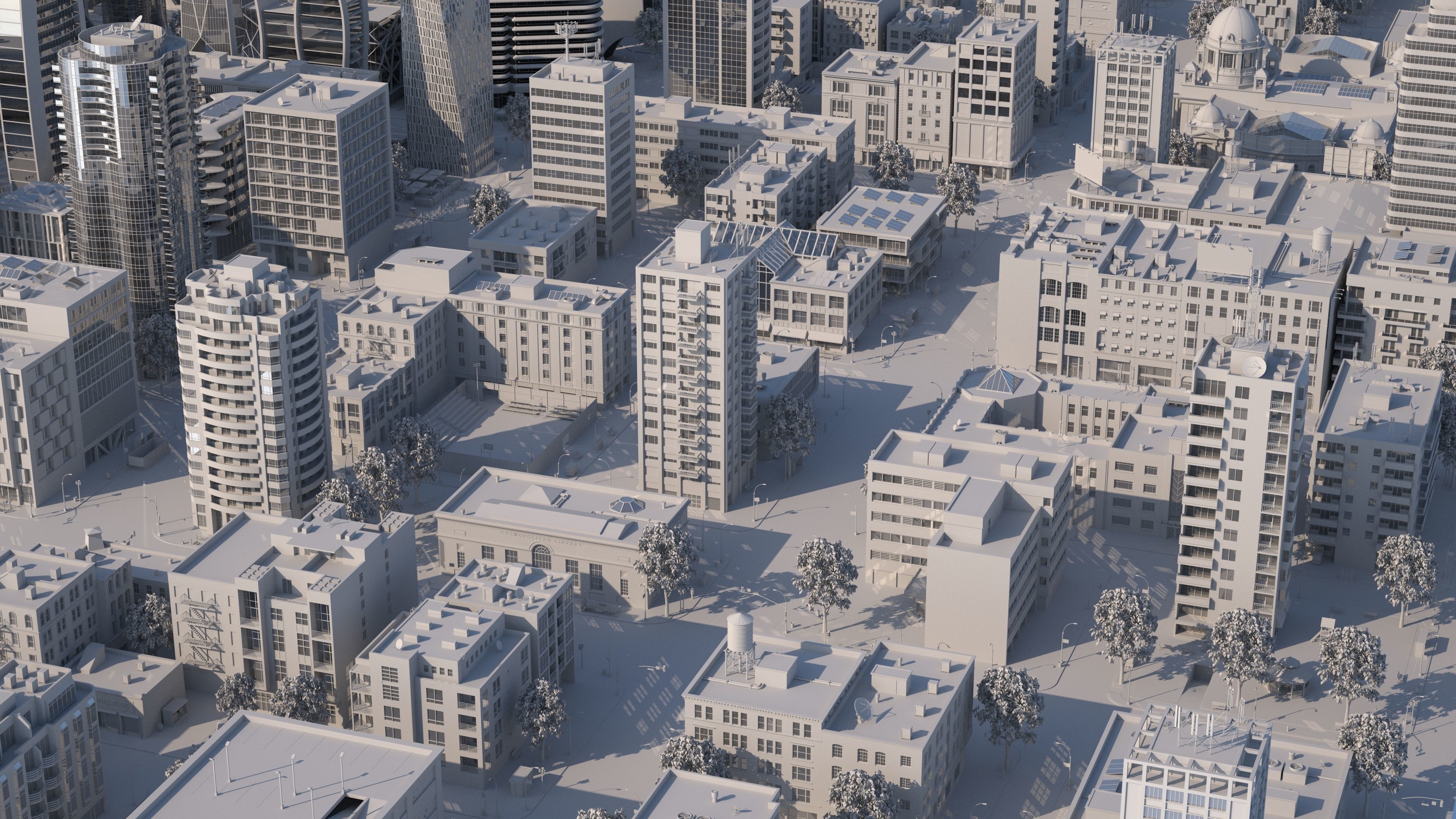 Silver City 3D model_3
