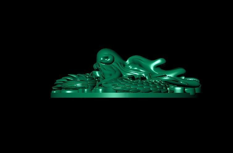  Dragon Pendant 3D 3D print model_1