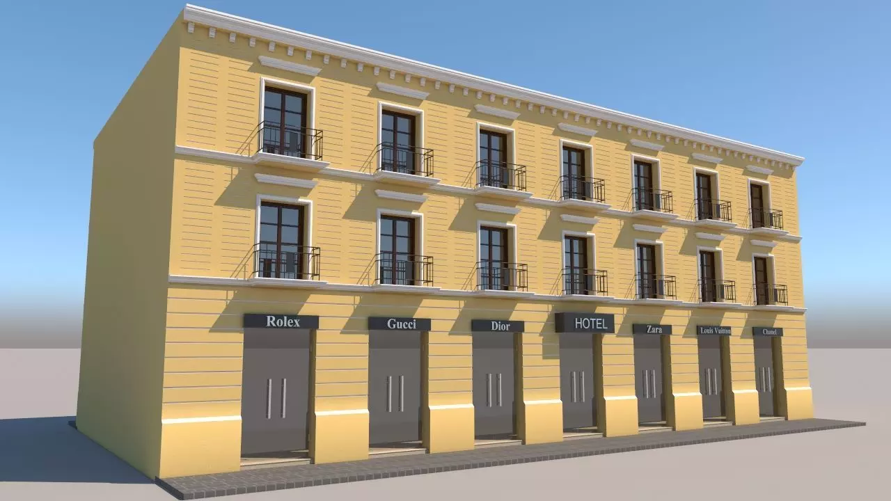 Mexican Hotel 2 Faces 3D model