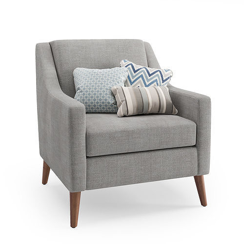 Reine Armchair 3D model