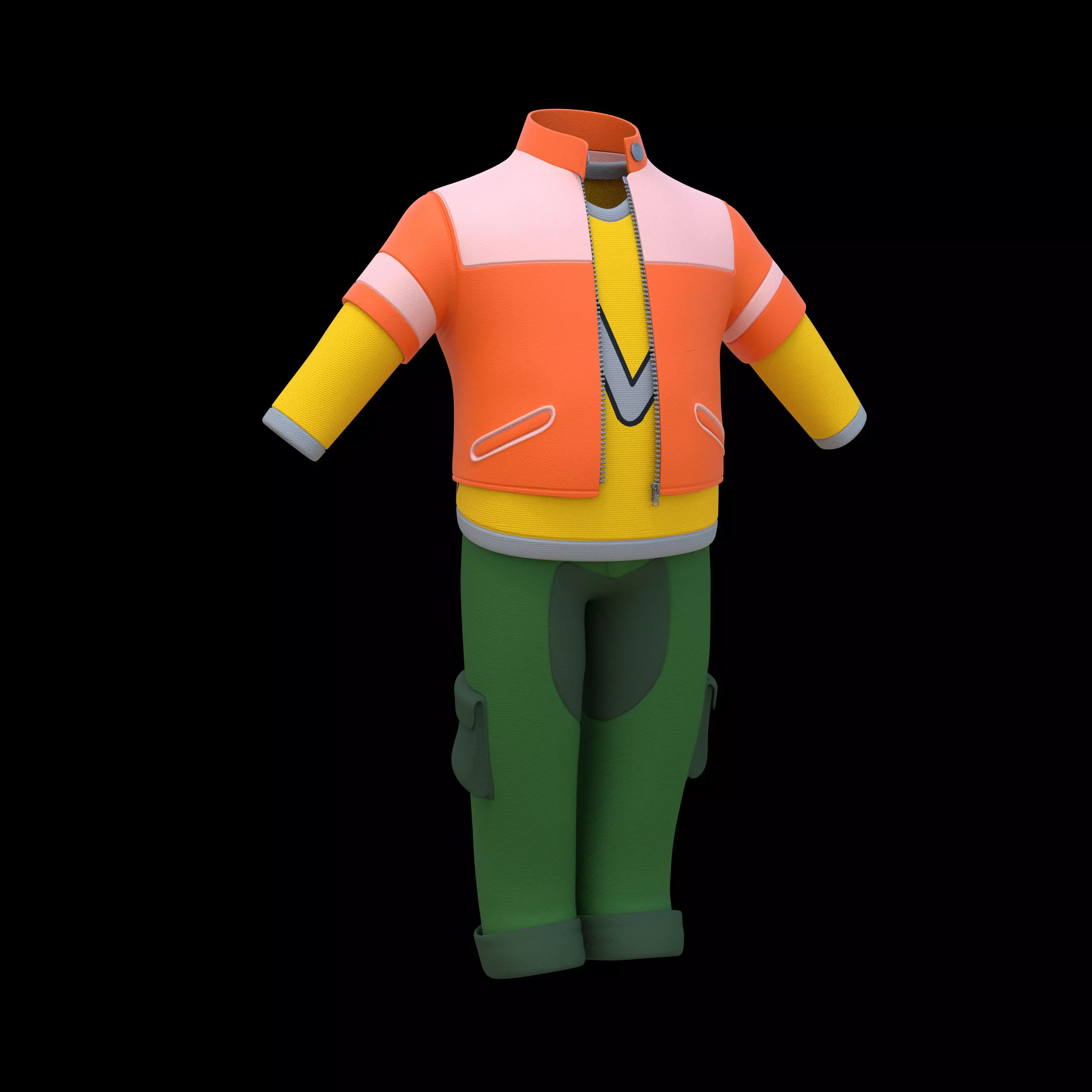 Cartoon Cloth Pack 02 3D model_0