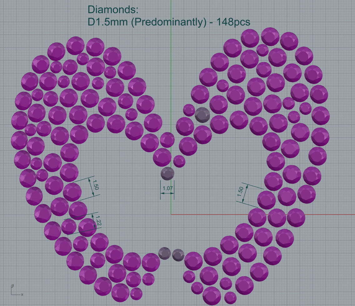 Half apple ring - original  3D print model_7
