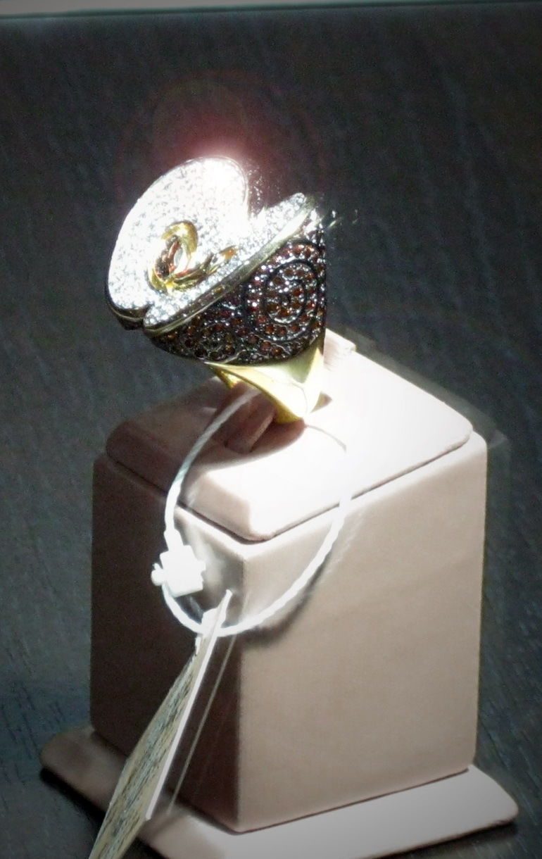 Half apple ring - original  3D print model_4