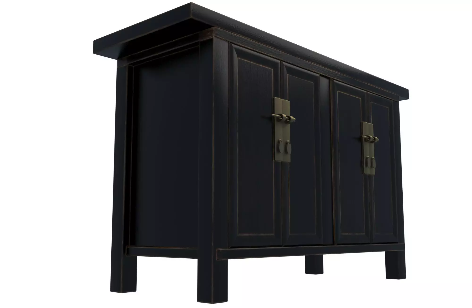 Commode 1 cabinet with two doors 3D model_0