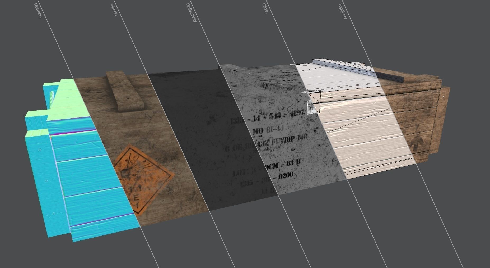 Sealed Ammunition Box Low-poly 3D model_6