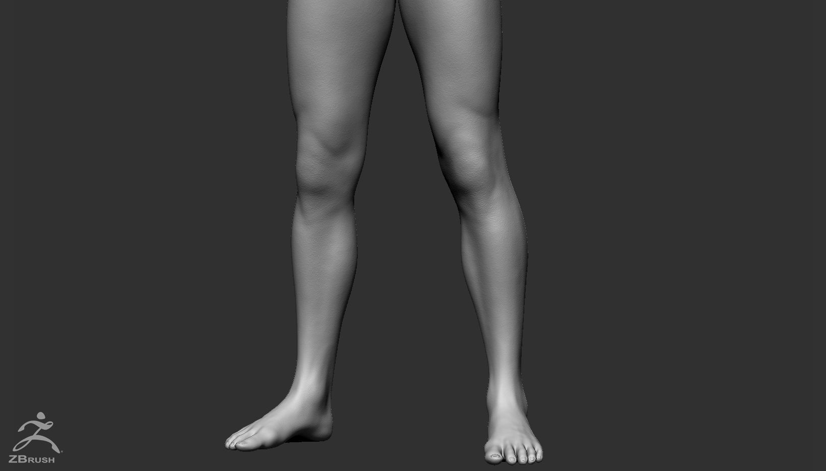 Custom Human Basemesh Set 3D Model Collection_36